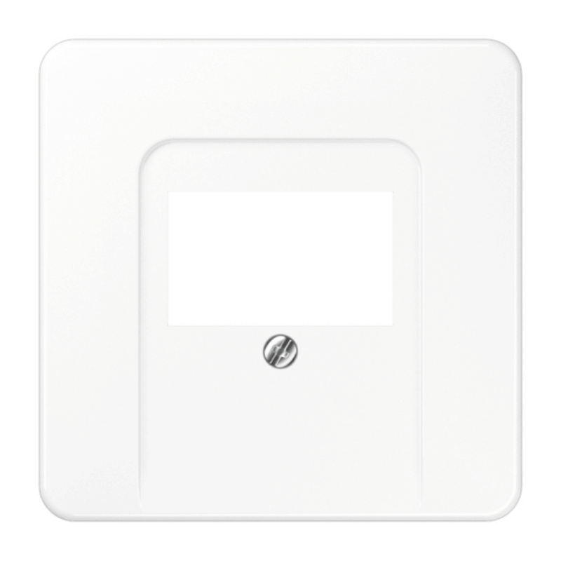 Jung CD569TWW Abdeckung Netzwerkdose – CD, TAE, alpinweiß