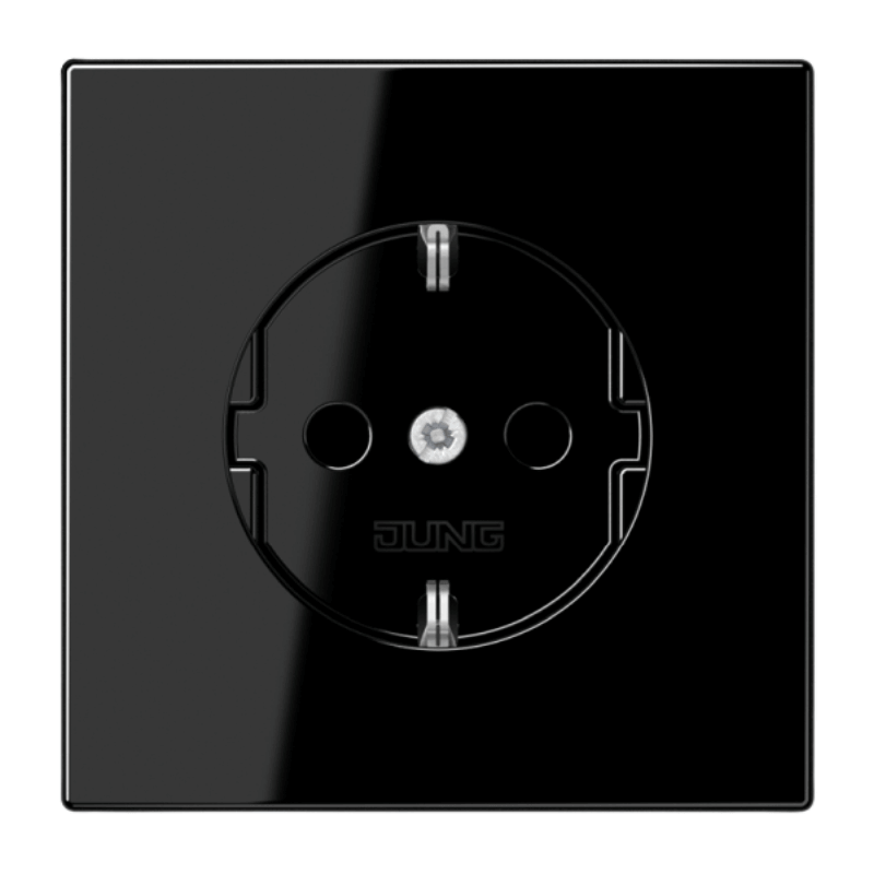 Jung LS1520SW Schuko-Steckdose – LS, Standard, schwarz