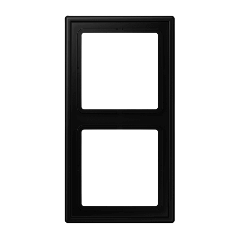 Jung LS982SWM Rahmen – LS 990, 2-fach, graphit-schwarz matt