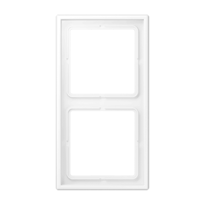 Jung LS982WWM Rahmen – LS 990, 2-fach, schneeweiß matt