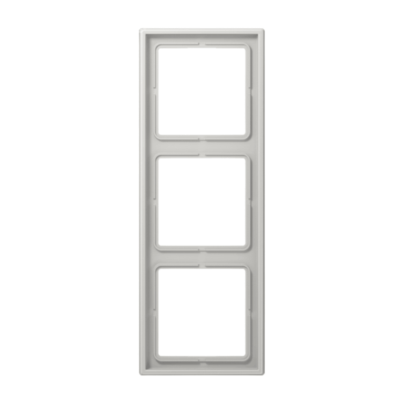 Jung LS983LG Rahmen – LS 990, 3-fach, lichtgrau