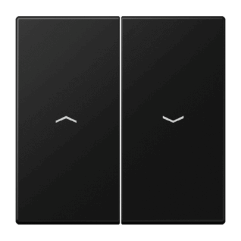 Jung LS995PSWM Wippe – LS, 2-fach, Pfeilsymbole, graphitschwarz matt