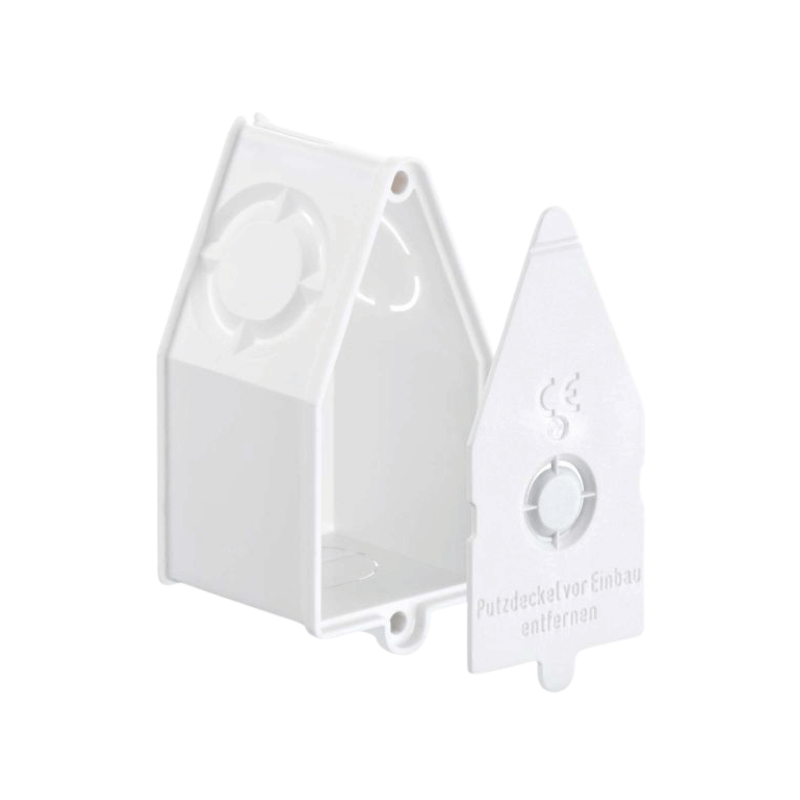 Kaiser 1048-00 Wandleuchten-Anschlussdose  – 60x32x30 mm, Deckel, 25 Stück