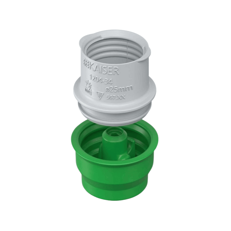 Kaiser 1204-34 End- & Übergangstülle 36x35 mm – Betonbau, für M25 Rohre, 2-teilig, 25 Stück