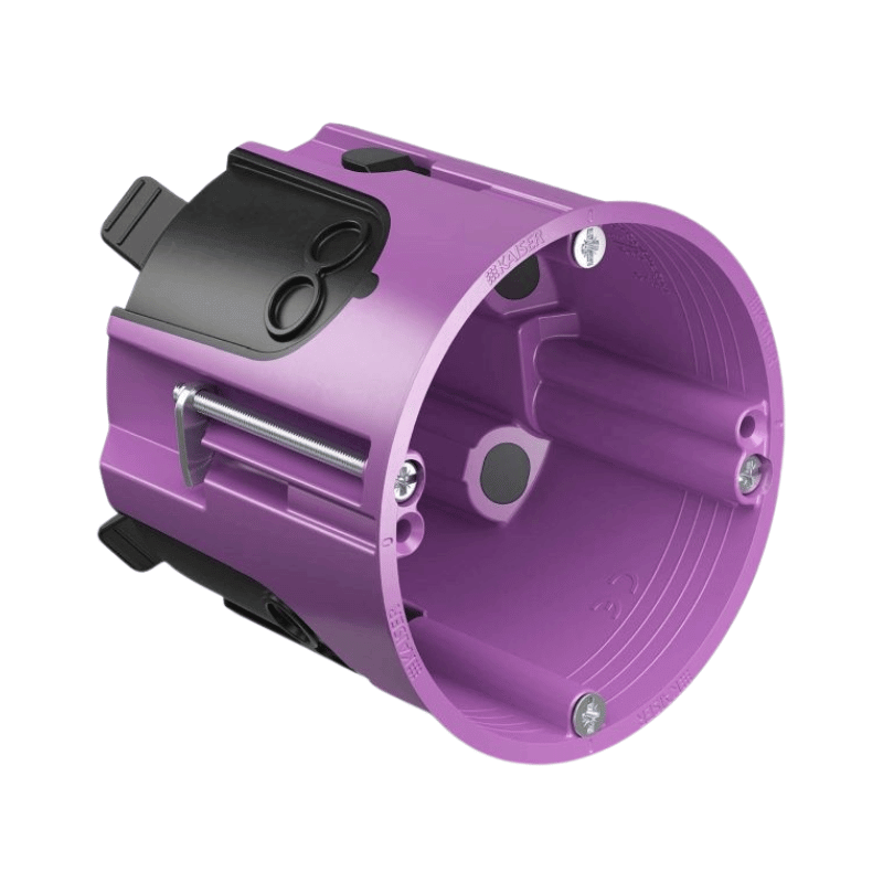 Kaiser 9280-22 Hohlwand Daten- & Netzwerkdose – ECON O-range, luftdicht, T 74 mm