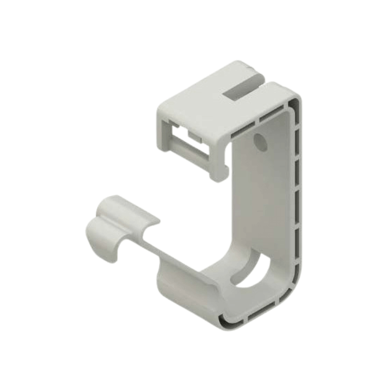 Kleinhuis 712/1 Sammelhalterung – 15×3×1,5 mm², lichtgrau, 50 Stück