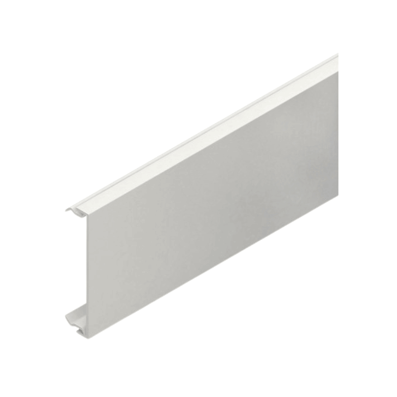 Kleinhuis BO80.3 Brüstungskanal-Oberteil 80 mm– 2 Meter, PVC, reinweiß