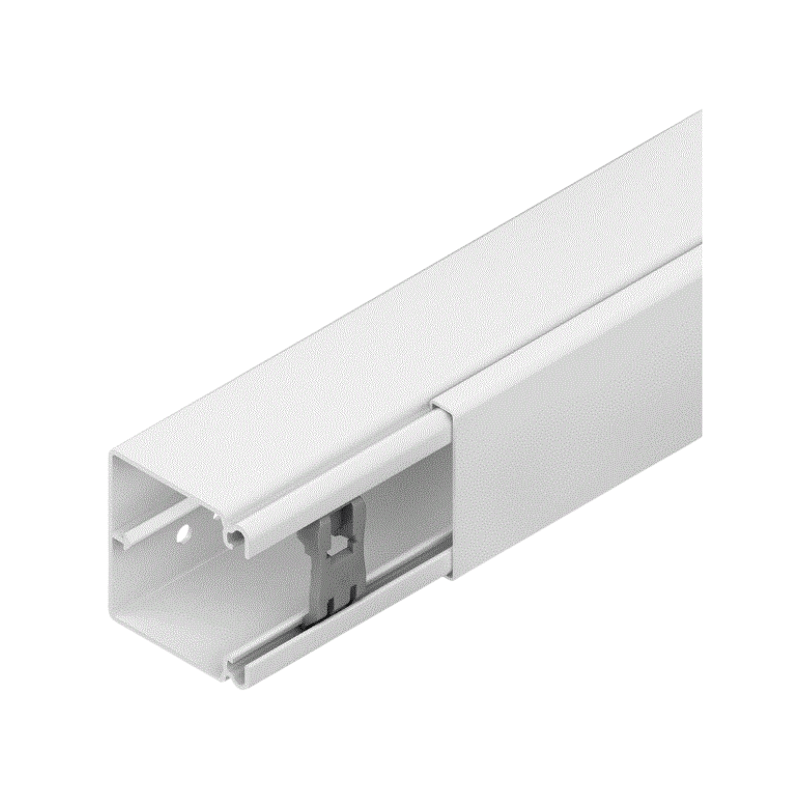 Kleinhuis HKL6060.3 Kabelkanal 60×62 mm – 2 Meter, reinweiß