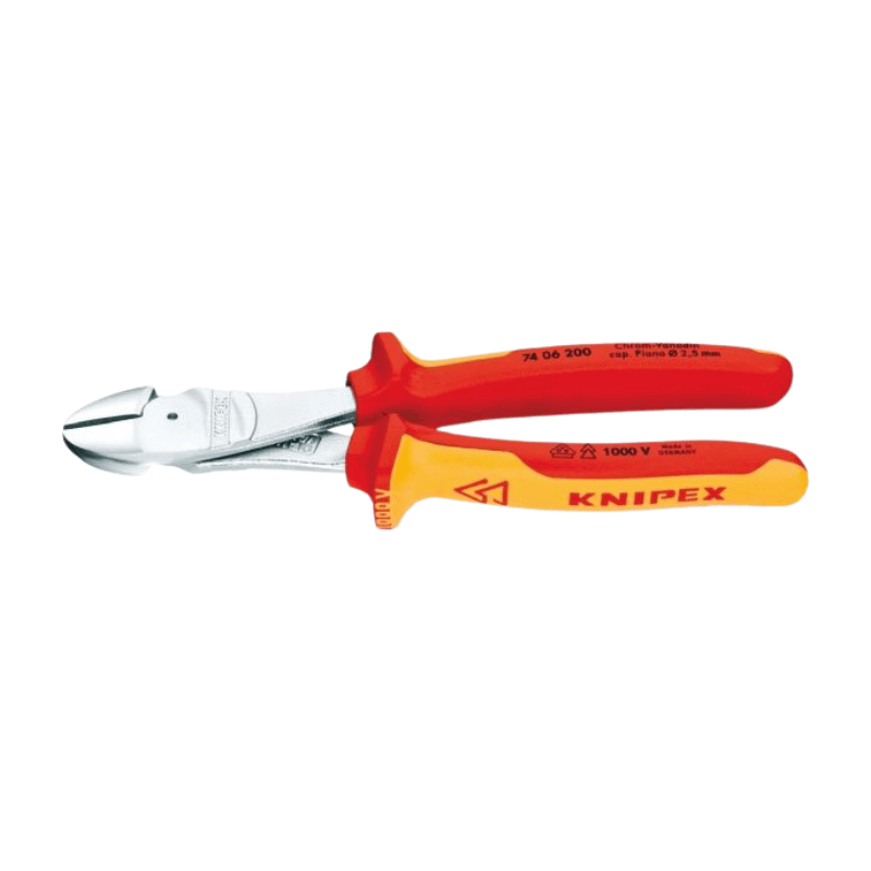 Knipex 7406250 Kraft-Seitenschneider – isoliert, 250 mm