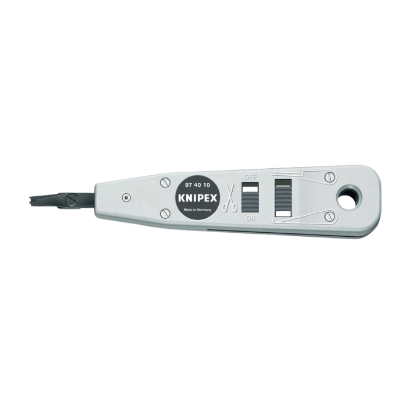 Knipex 974010 Anlegewerkzeug – für LSA Plus, UTP/STP Kabel, 175mm