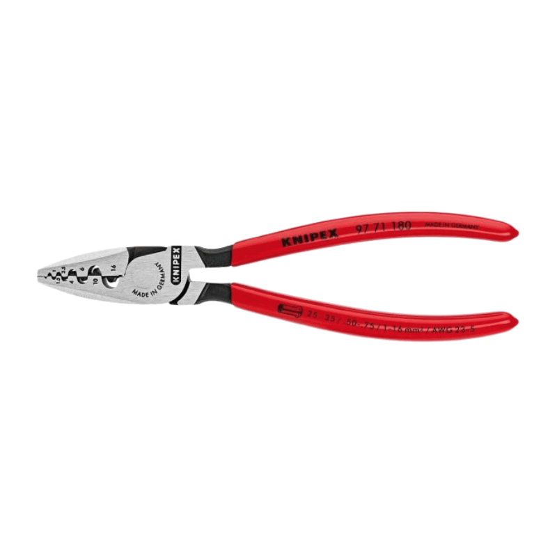 Knipex 9771180 Crimpzange – 0,25-16 mm², 180 mm