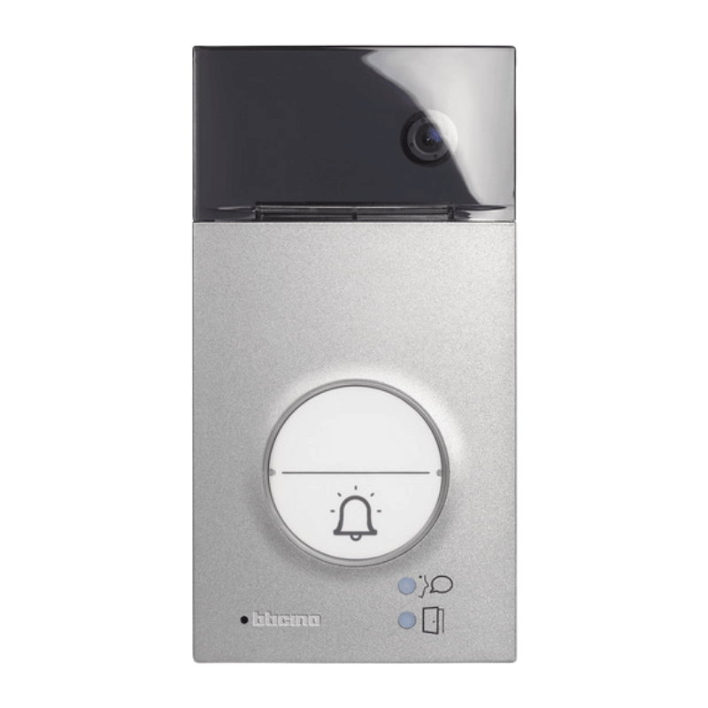 Legrand 343081 Aufputz-Türstation LINEA3000 – Video, 1/2 Ruftasten, silber