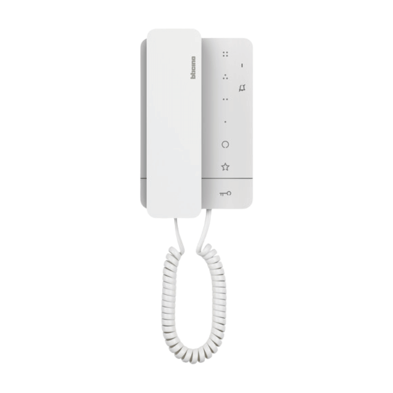 Legrand 344292 Classe 100 Audio-Hausstation – mit Handhörer, weiß