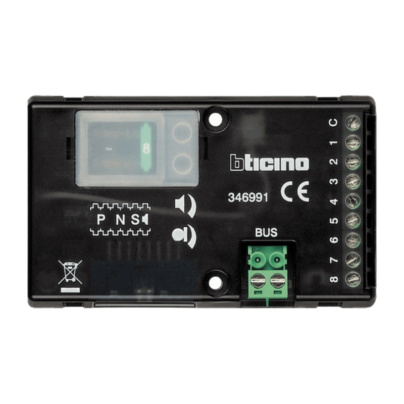 Legrand 346991 Einbaulautsprecher – Anschluss für 8 externe Ruftasten