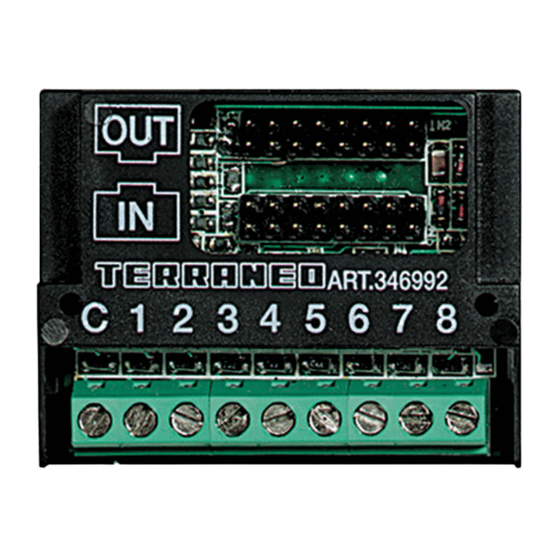 Legrand 346992 Erweiterungsmodule – Anschluss von 8 externen Ruftasten