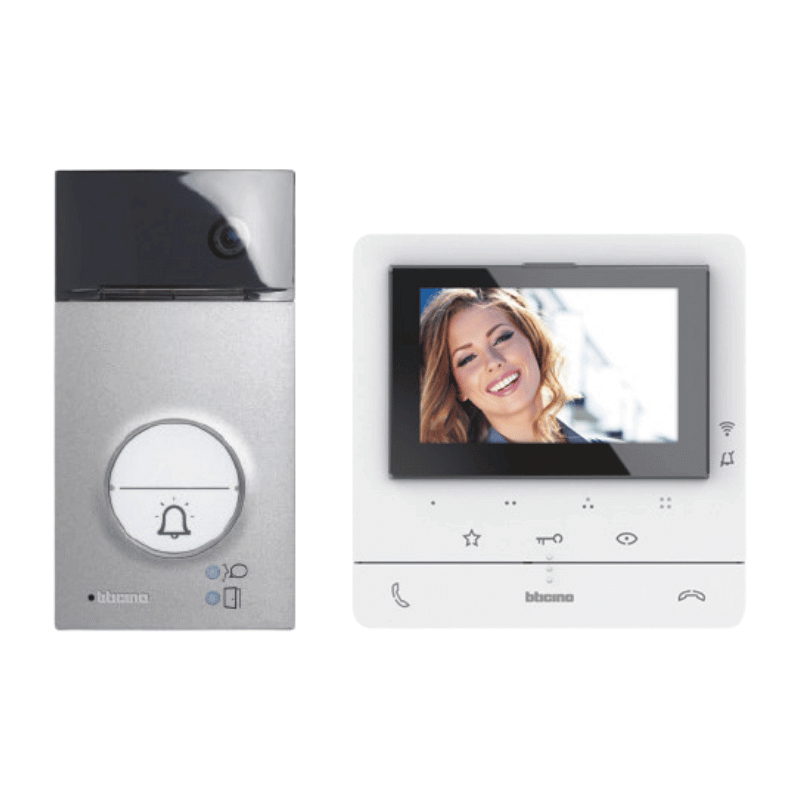 Legrand 364932 Flex One Video-Set – Linea3000, 1 und 2 Ruftasten, Classe100 X16E, silber