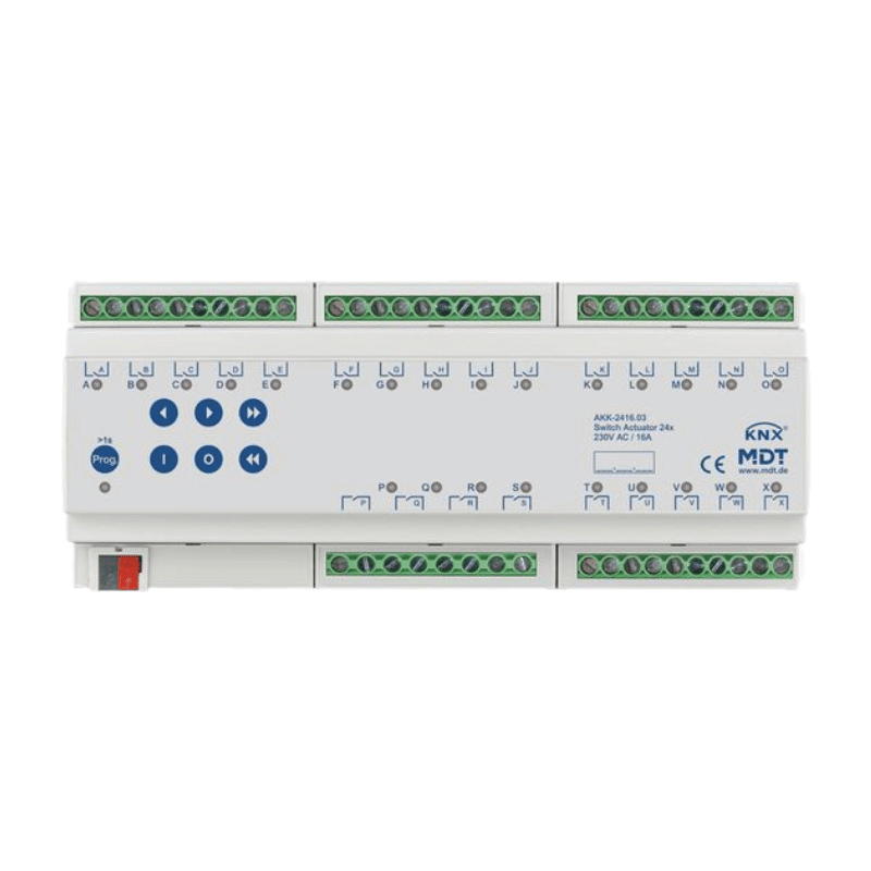 MDT  KNX-Schaltaktor AKK-2416.03 – 24-fach, Kompakt