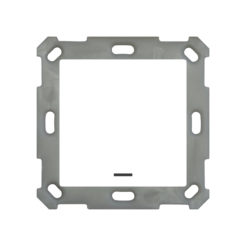 MDT BE-TAL55T1.01 KNX Taster – Light 55, 1-fach, Temperatursensor, RGBW, reinweiß glänzend