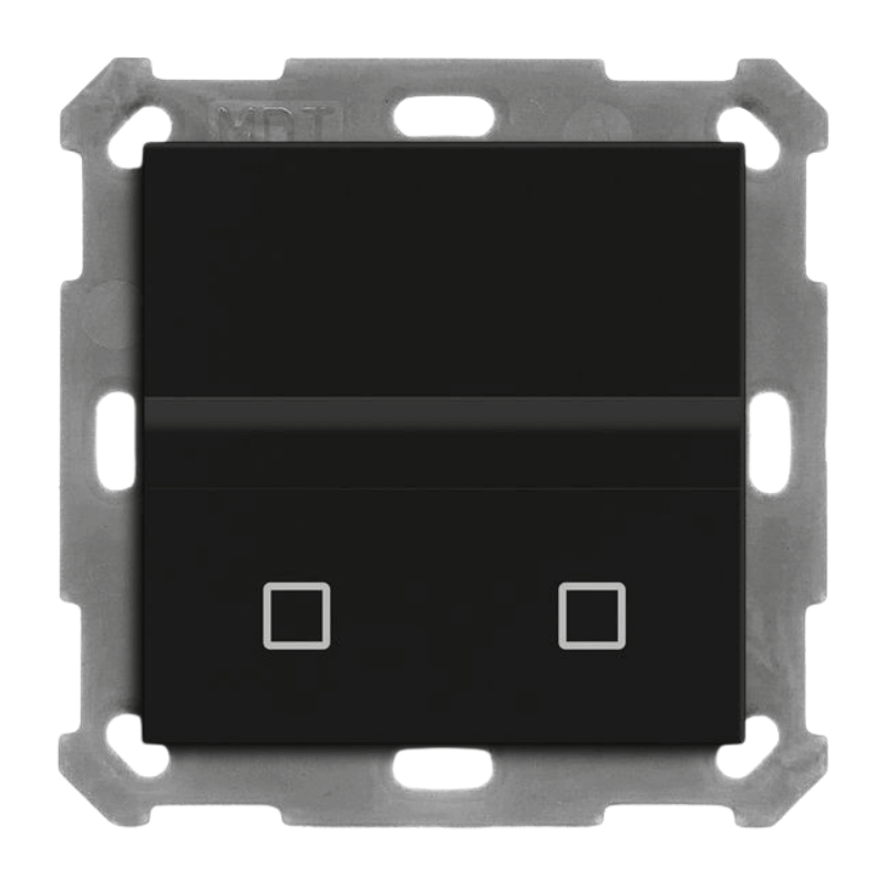 MDT Bewegungsmelder 55 SCN-BWM55T06.02 – 2-fach, Temperatursensor, schwarz matt