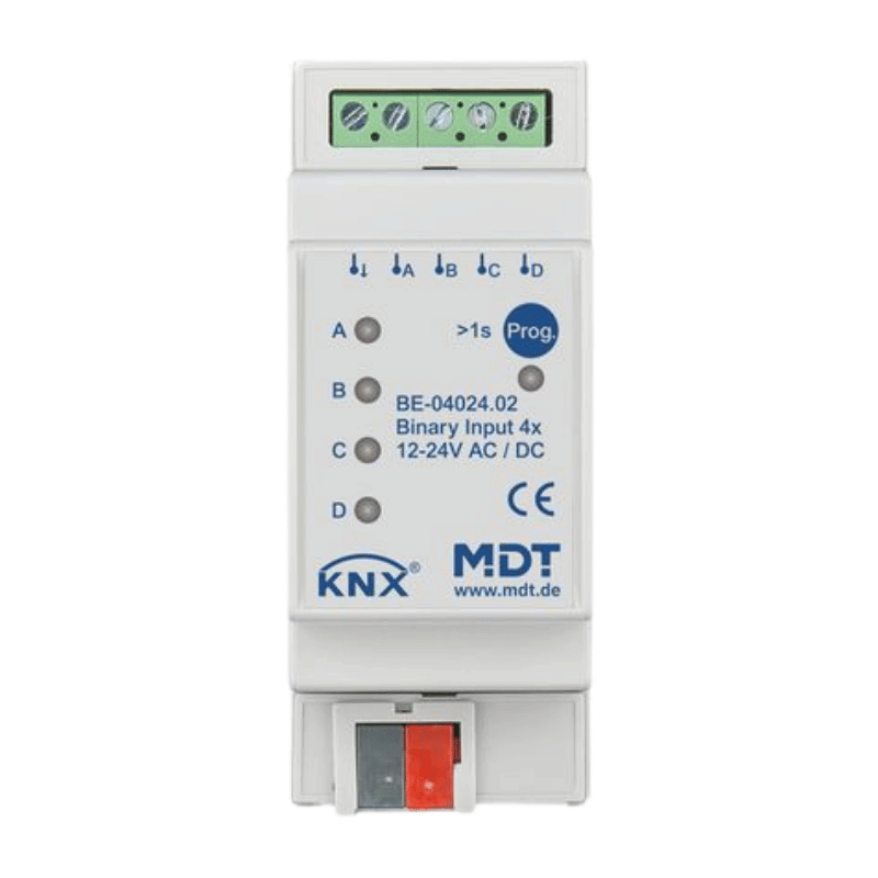 MDT KNX-Binäreingang BE-04024.02 – 4-fach, 24 V