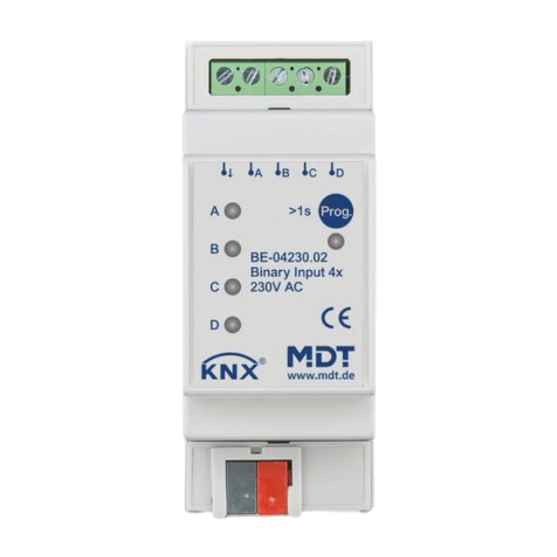 MDT KNX-Binäreingang BE-04230.02 – 4-fach, 230 V