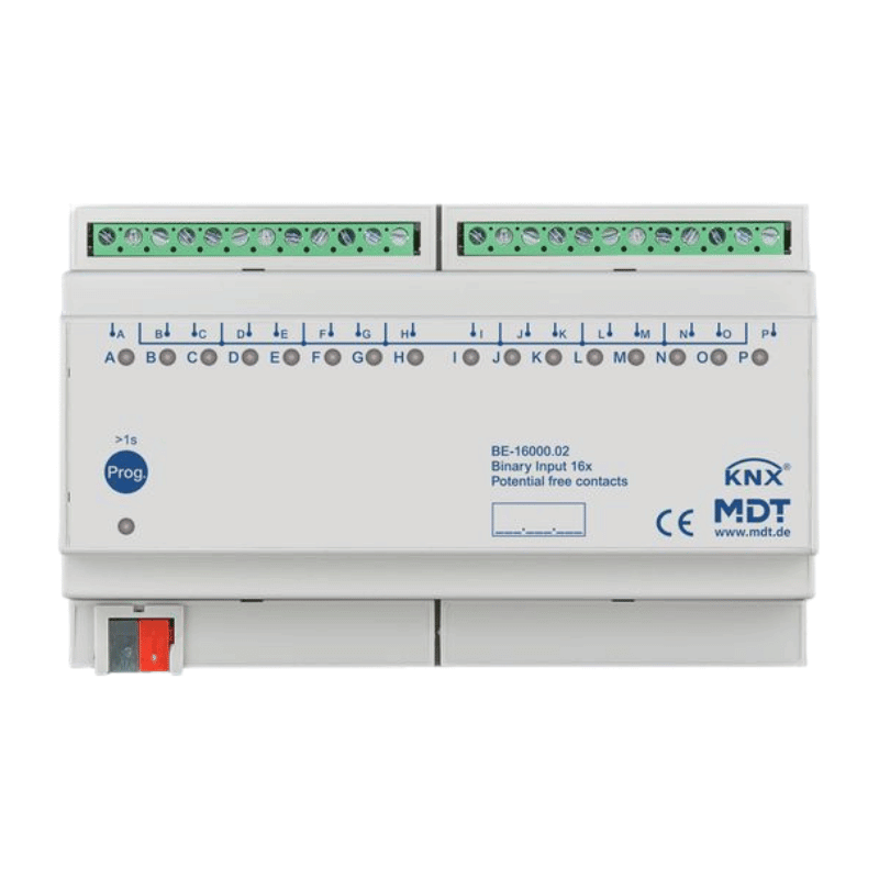 MDT KNX-Binäreingang BE-16000.02 – potentialfrei, 16-fach