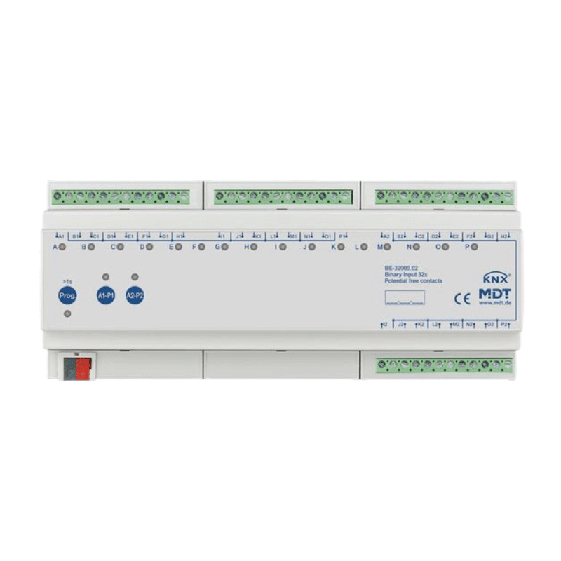 MDT KNX-Binäreingang BE-32000.02 – potentialfrei, 32-fach