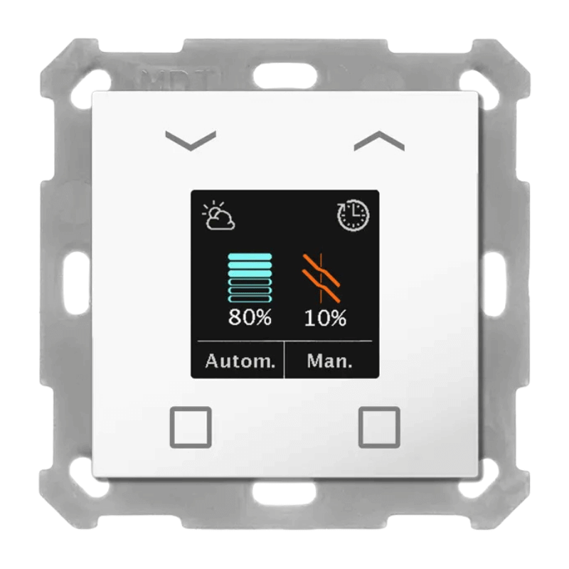 MDT KNX-Jalousie-Tastsensor Smart 55 BE-JTA5504.01 – 4-fach, reinweiß glänzend