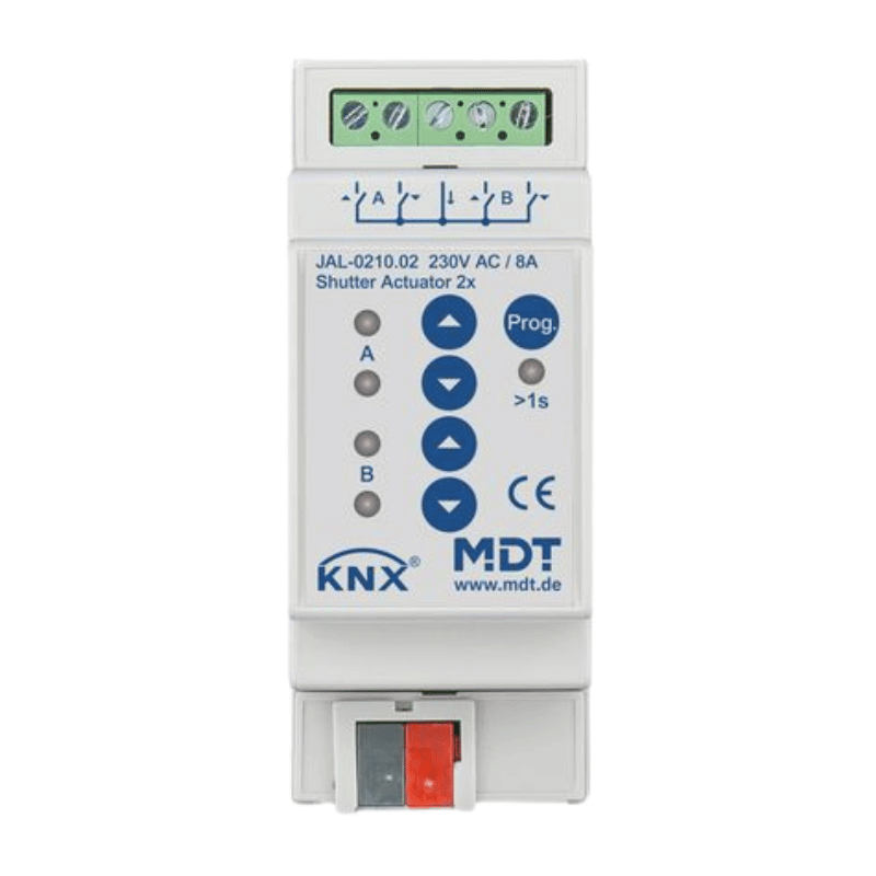 MDT KNX-Jalousieaktor JAL-0210.02 – 230 V, 2-fach