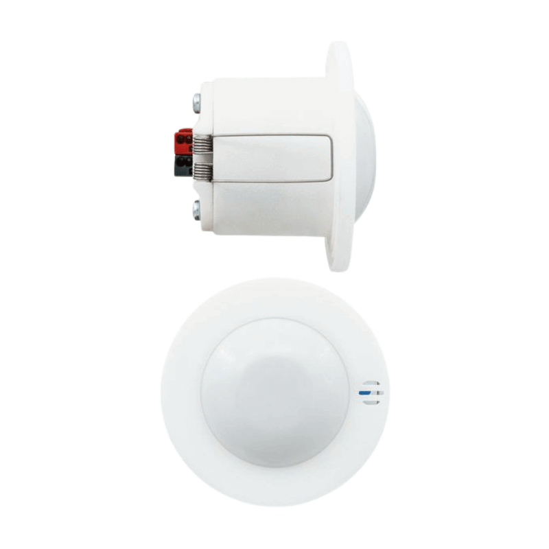 MDT KNX-Präsenzmelder SCN-P360L3.03 mit 3 Sensoren und Temperatursensor in weiß für Deckenmontage 360°