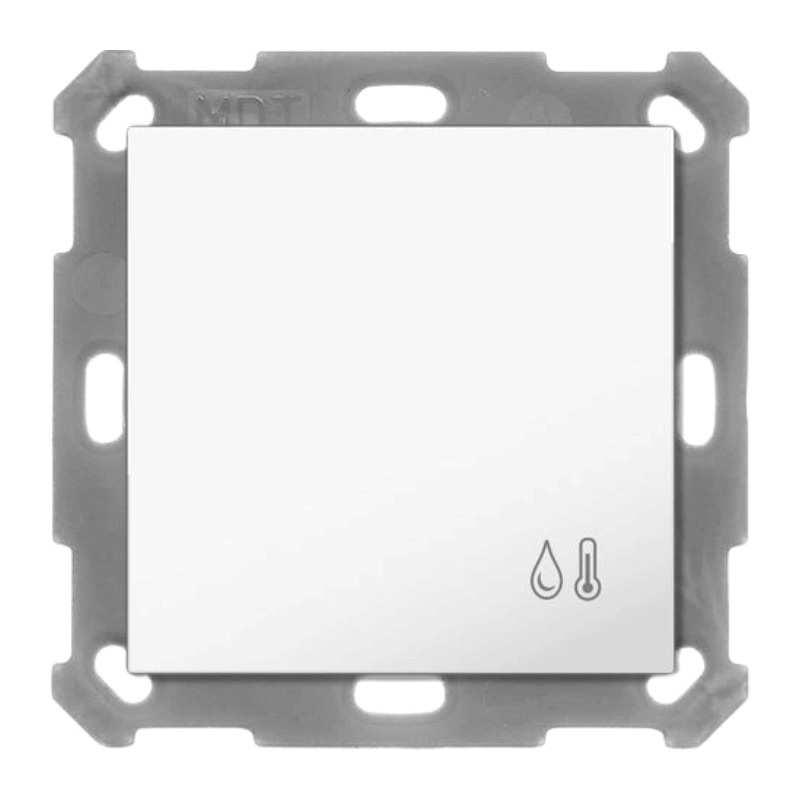 MDT KNX-Raumtemperaturregler Smart 55 SCN-TFS55.01 – Temperatur-/Feuchtesensor, reinweiß glänzend