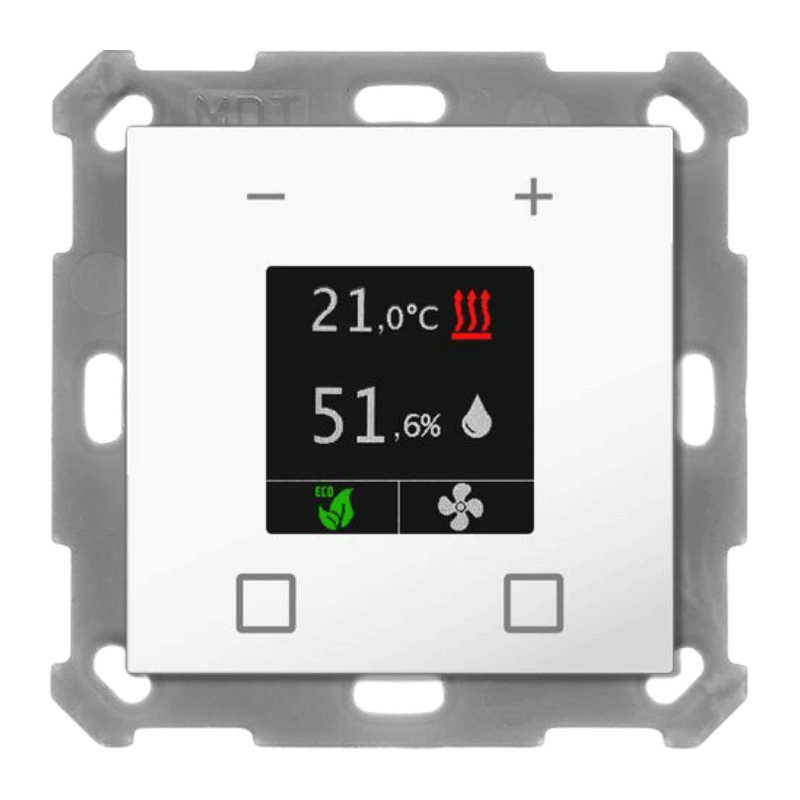 MDT KNX-Raumtemperaturregler Smart 55 SCN-RTN55S.01 – Nebenstelle, reinweiß glänzend