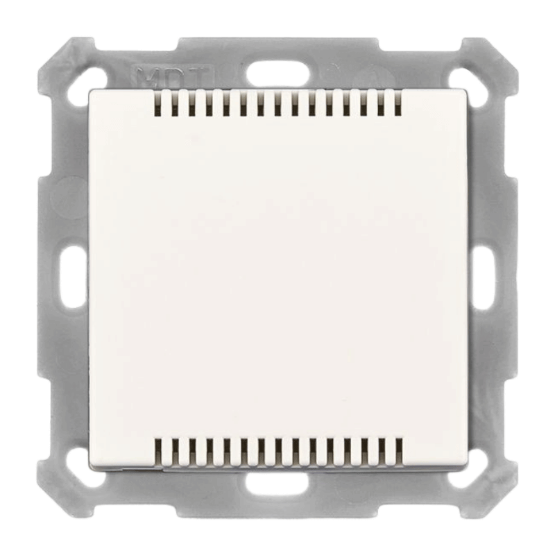 MDT KNX-Raumtemperatursensor SCN-TS1UP.01 55 Standard reinweiß matt mit Frost- und Hitzealarm