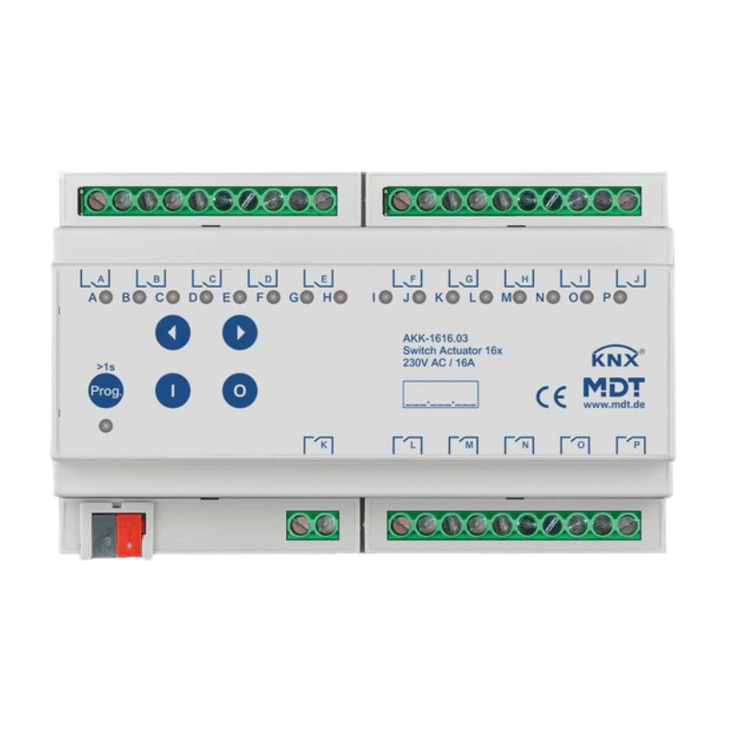 MDT KNX-Schaltaktor AKK-1616.03 – 16-fach, Kompakt