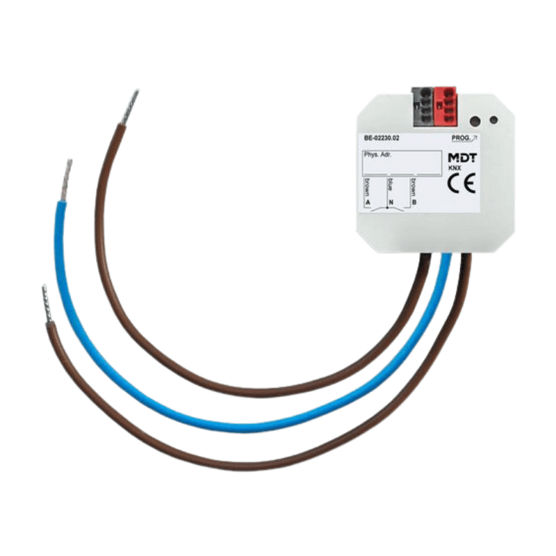 MDT KNX-Tasterschnittstelle BE-02230.02 – 2-fach, UP, 230 V