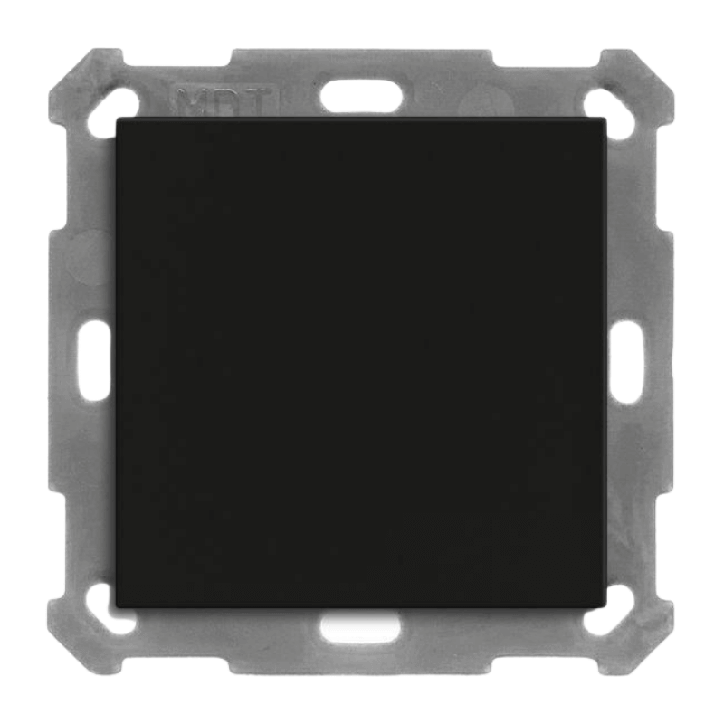 MDT KNX-Tastsensor Light 55 Basic BE-TAL55B106.01 – 1-fach, UP, schwarz matt