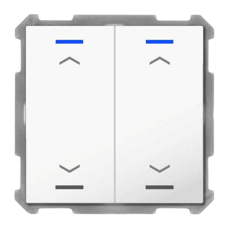 MDT KNX-Tastsensor Light 63 BE-TAL6302.A1 – 2-fach, Pfeile, UP
