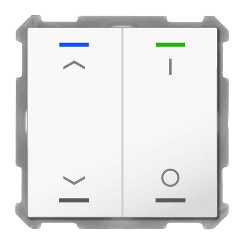 MDT KNX-Tastsensor Light 63 BE-TAL6302.C1 – 2-fach, Pfeile, IO, UP