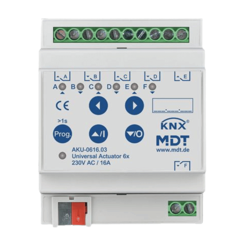 MDT KNX-Universalaktor AKU-0616.03 – 6-fach