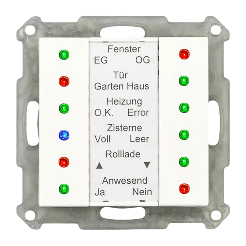 MDT LED-Anzeige 55 SCN-LED55.01 – KNX, reinweiß glänzend