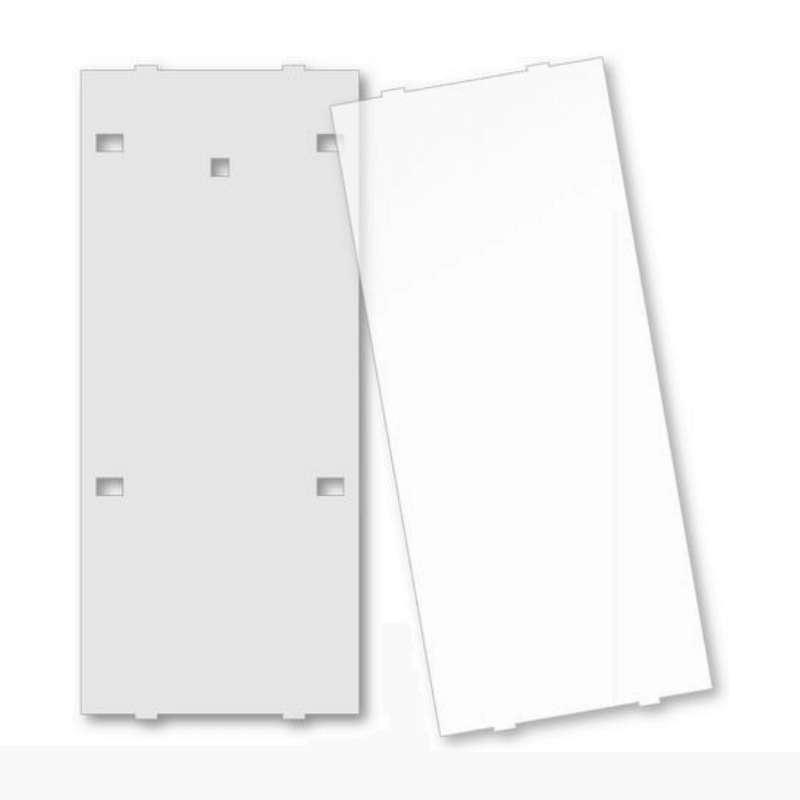 MDT Schriftfeldabdeckung ZSFA55P4 reinweiß als Zubehör für KNX Taster Plus BE-TA55P4.x1