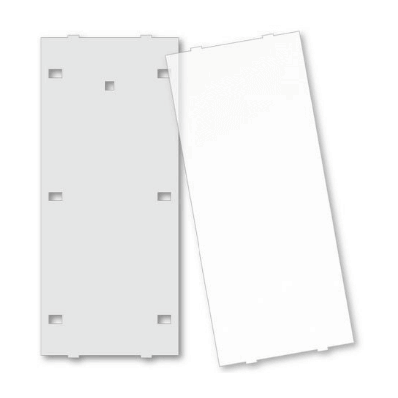 MDT Schriftfeldabdeckung ZSFA55P6 reinweiß als Zubehör für KNX Taster Plus BE-TA55P6.x1