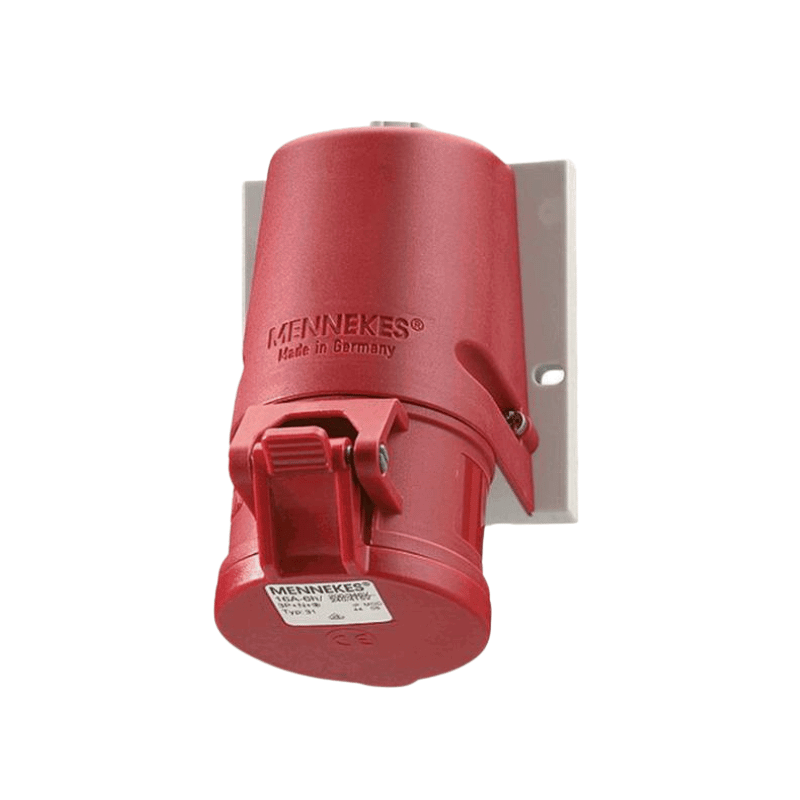 Mennekes 32 CEE-Wandsteckdose – TwinCONTACT, 32 A, 5p, 6h, 400 V, IP44