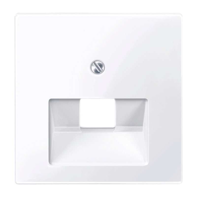 Merten 296225 Netzwerkabdeckung – System M, 1-fach, aktivweiß glänzend