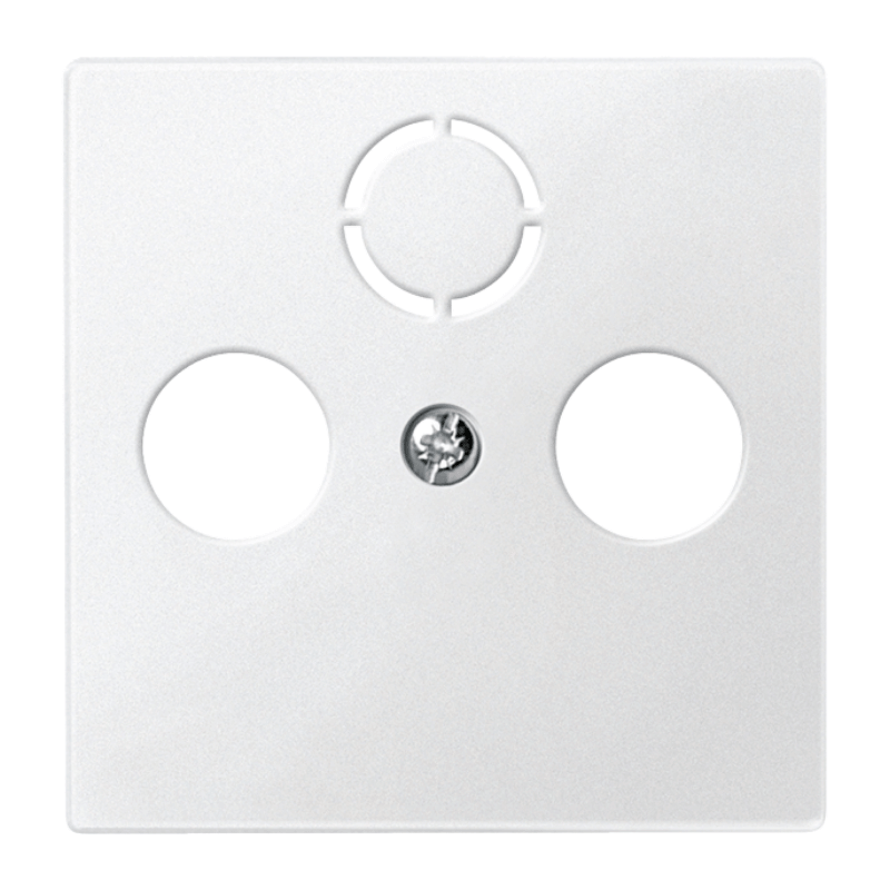 Merten 297519 Antennenabdeckung – System M, 2/3-fach, polarweiß