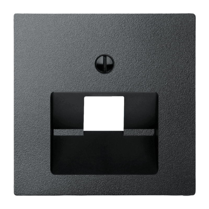 Merten 298314 Netzwerkabdeckung – System M, 1-fach, UAE, anthrazit