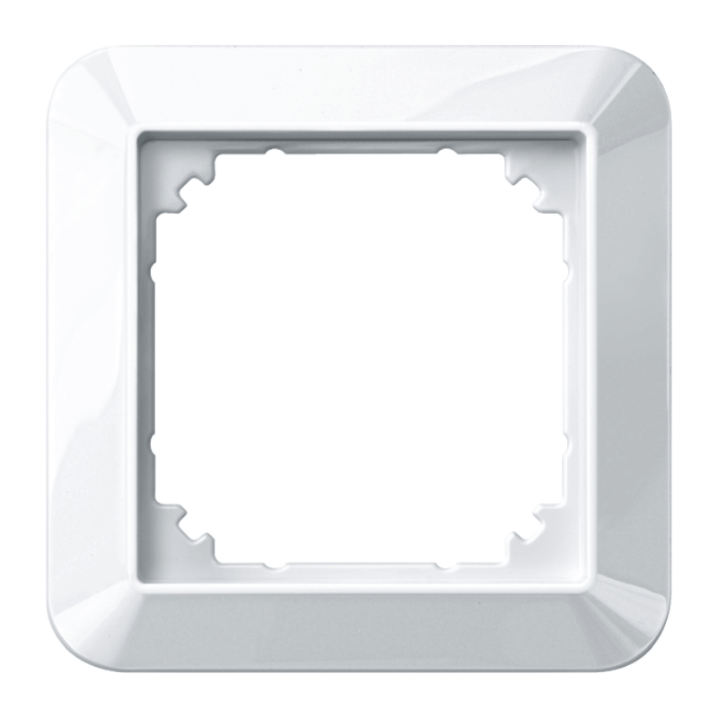 Merten 389119 Rahmen – 1-M, 1-fach, polarweiß glänzend