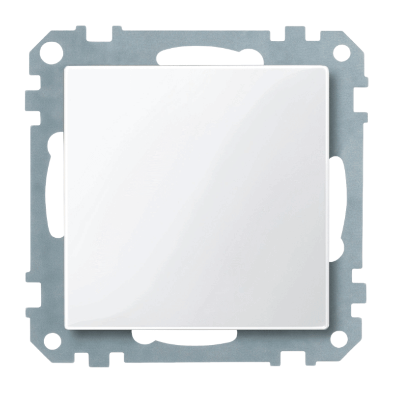 Merten 391619 Blindabdeckung – System M, Standard, polarweiß glänzend