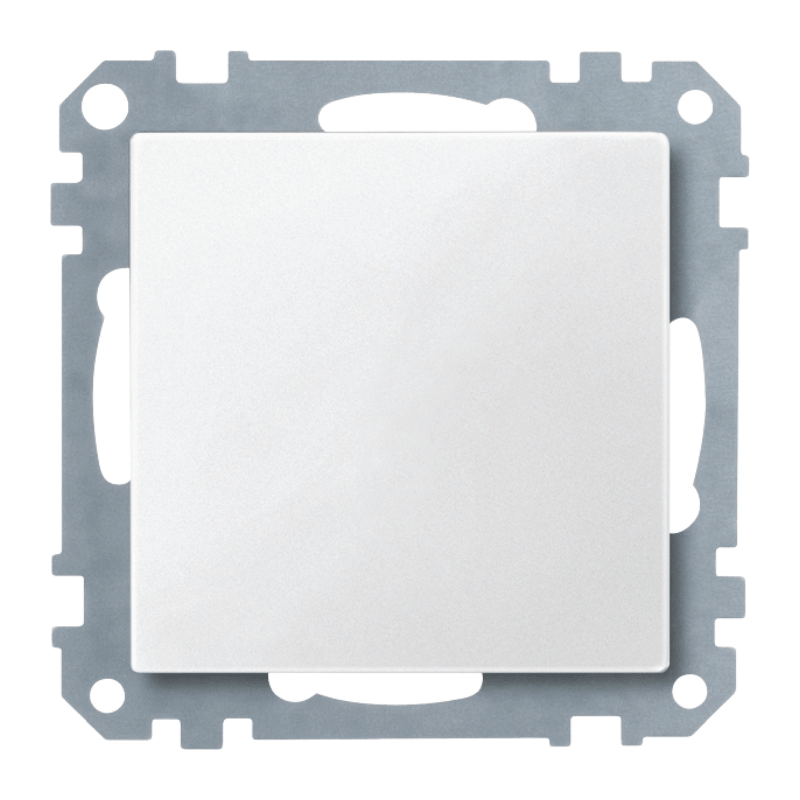 Merten 391819 Blindabdeckung – System M, Standard, polarweiß matt