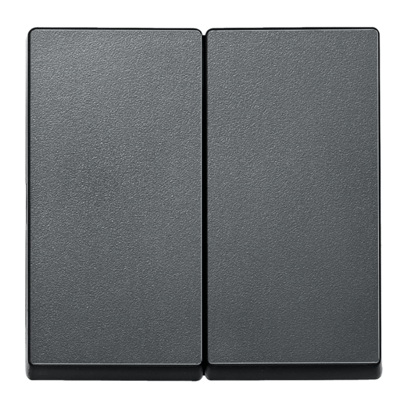 Merten 433514 Wippe – System M, 2-fach, anthrazit